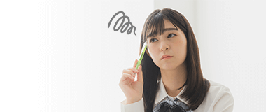 悩む生徒